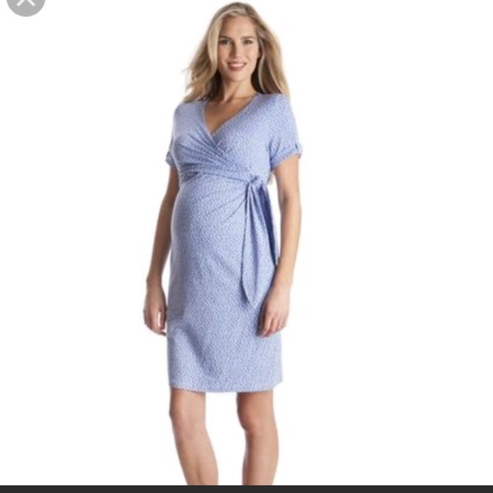 Seraphine Tie Front maternity dress